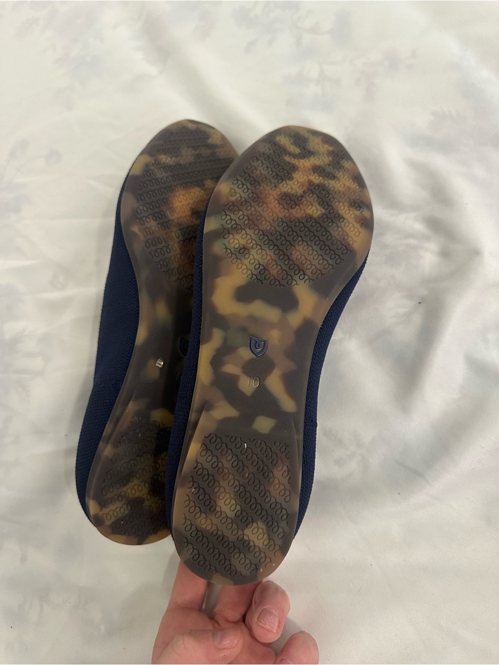 Rothy’s The Almond Loafer Flats | Navy Blue Knit | Women’s Size 9 | NWOT - Picture 3 of 4